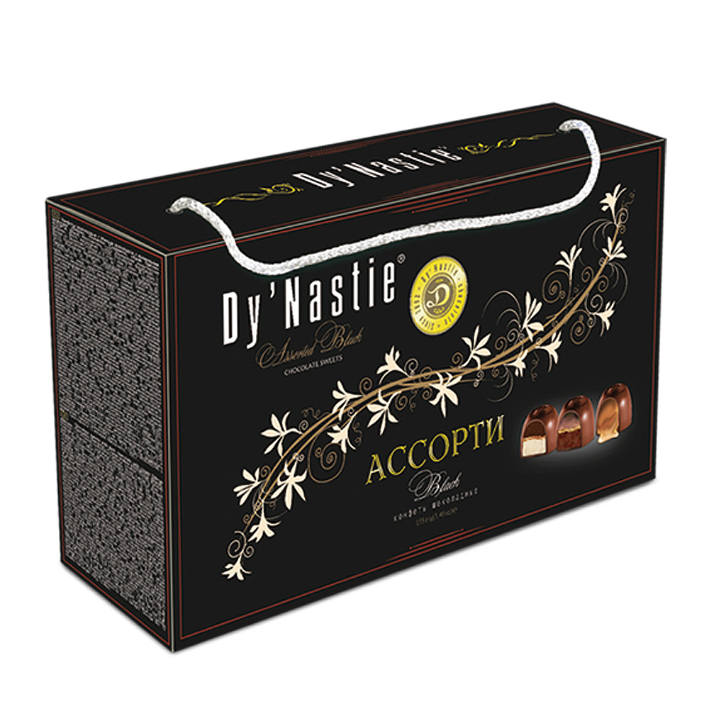 Конфеты шоколадные «АССОРТИ» Black 155г
